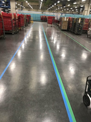 Painting decorating Floor taping - Collister Limited - 001